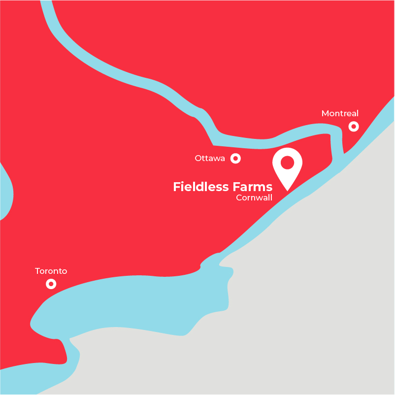 map showing farm location
