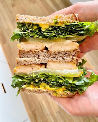Kale on a sandwich? 🤯 

We’ve been working on our kale chops (get it?), and well, our kale is pretty great. 

It’s tender and tasty without any washing, massaging or dressing. So it’s perfect for sammies of all kinds, like this chicken-pickle-kale-mustard one.

#ComingSoon
